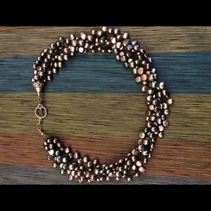 🖤Black pearl necklace🖤